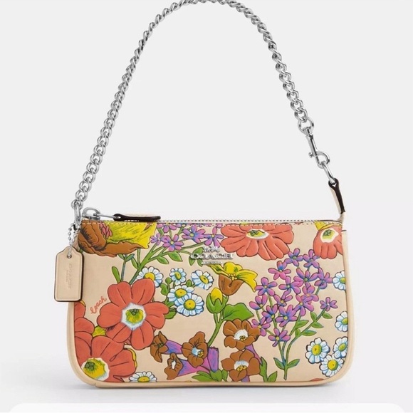 ❤️❤️❤️Coach Nolita 19 Bag with Floral Print/silvertone hardware CR365❤️❤️❤️ - Picture 3 of 11